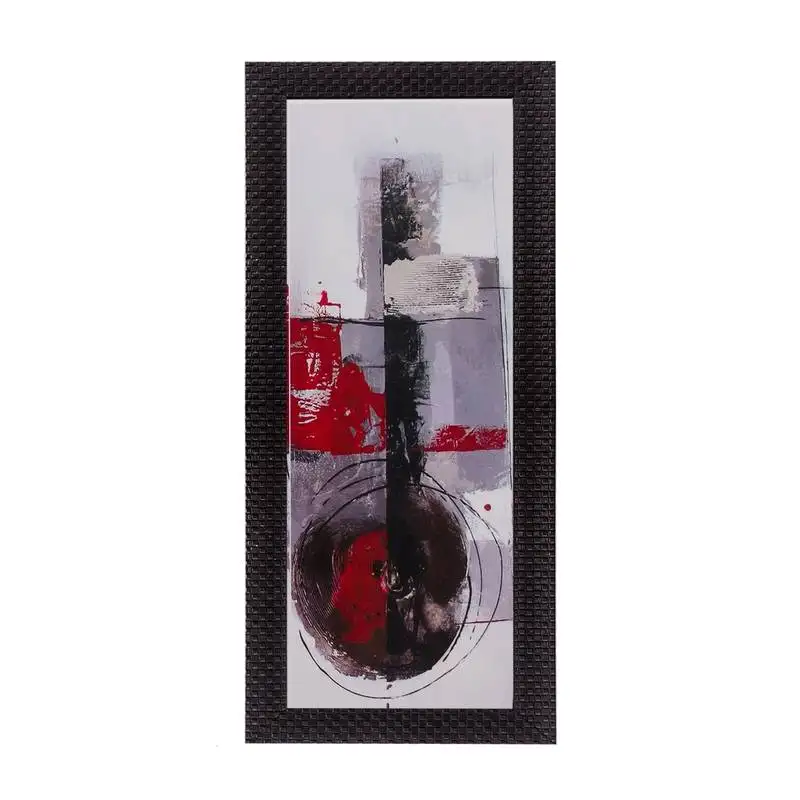 Botanical floral design satin matt texture uv art painting