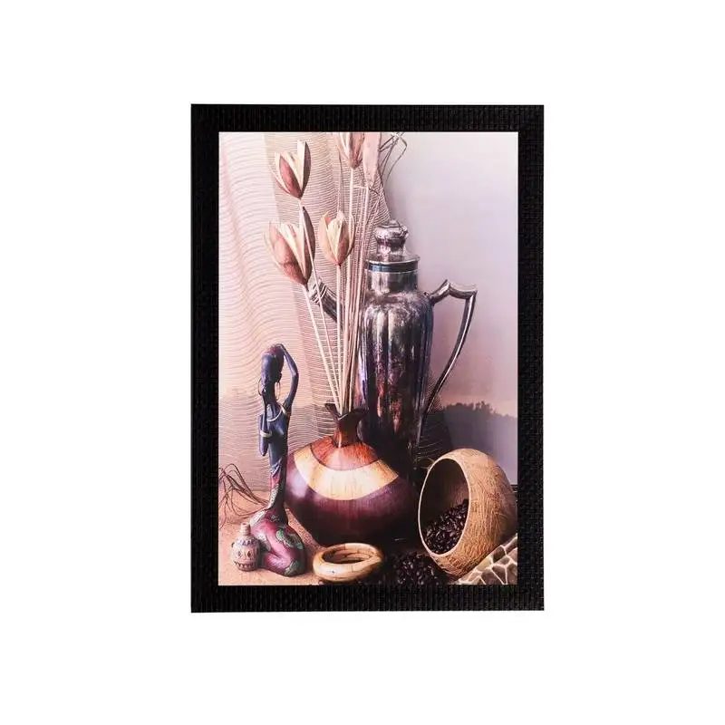 Abstract girl matt textured uv art painting