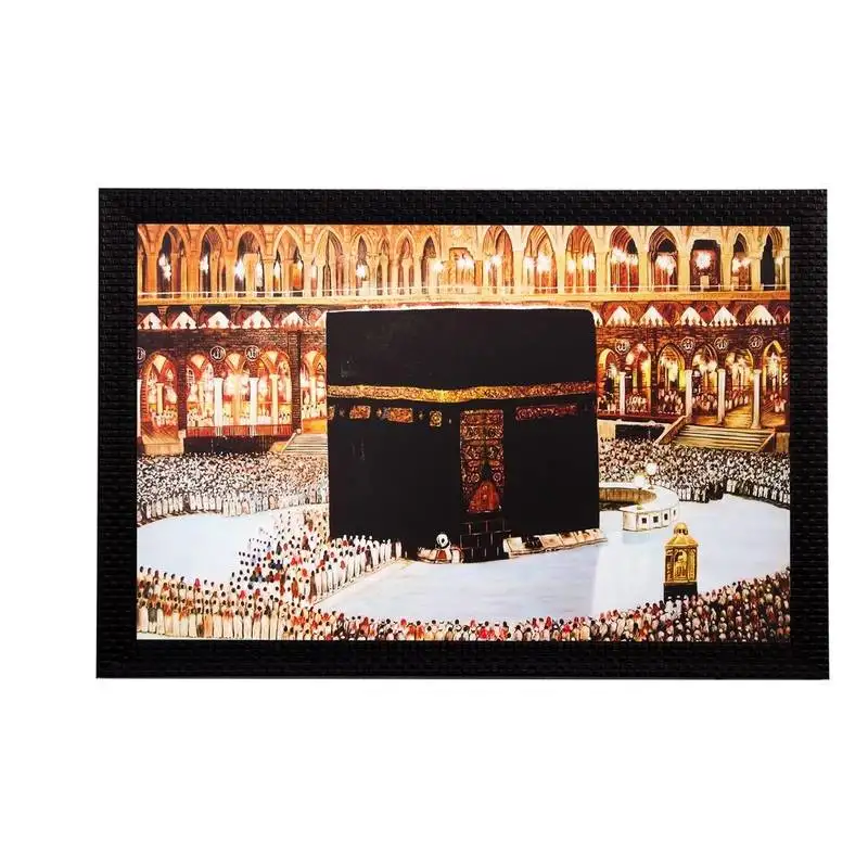 Prayer room view matt textured uv art painting