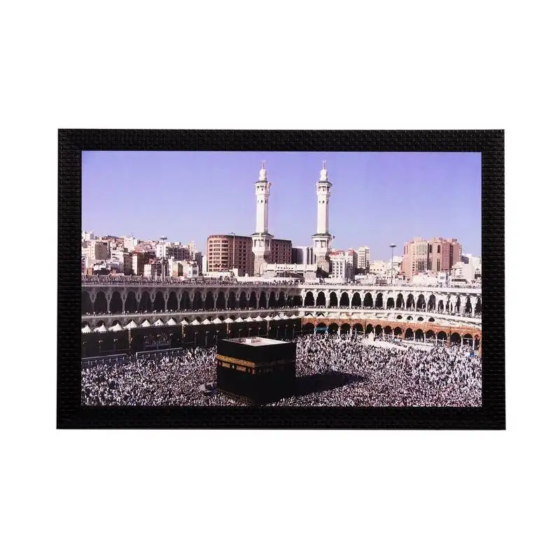 People and prayer matt textured uv art painting