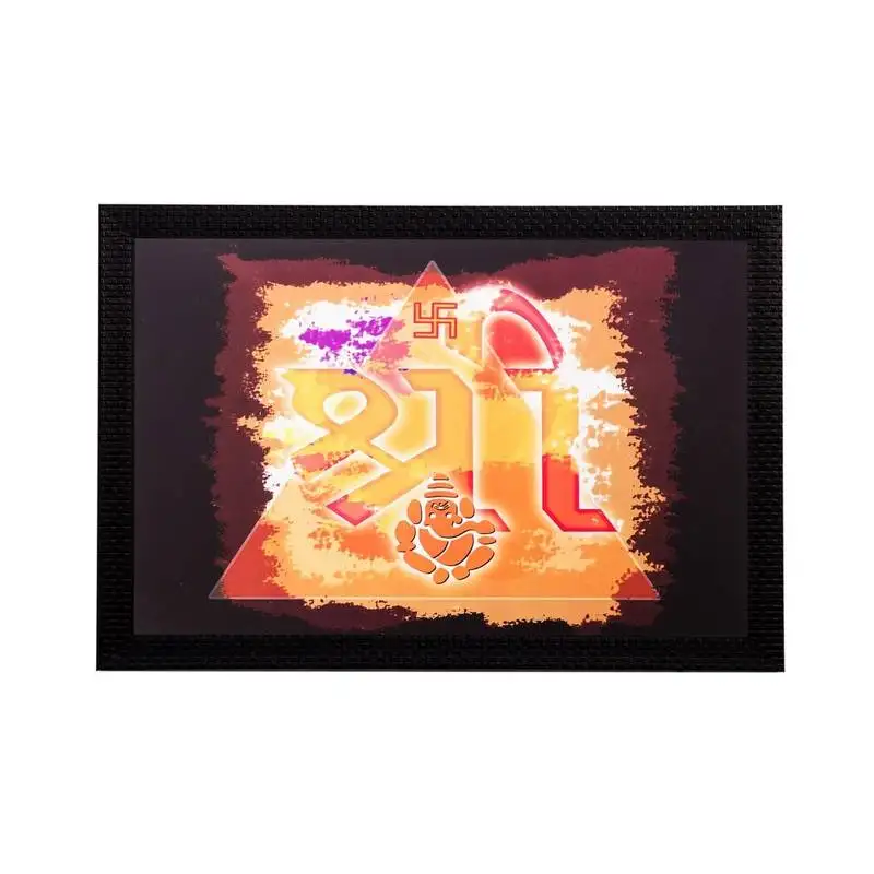 Religious shree matt textured uv art painting