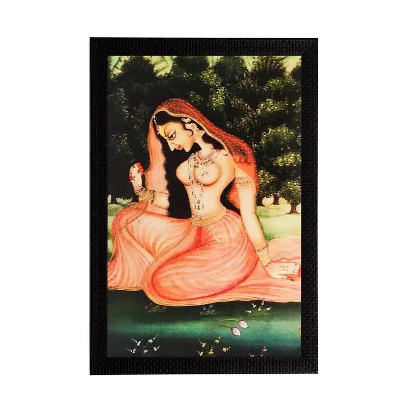 Beautiful ragini matt textured uv art painting