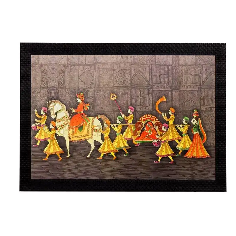 Marriage view matt textured uv art painting