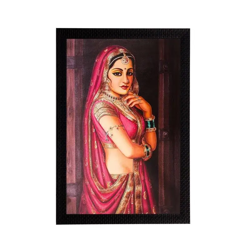 Pretty ragini matt textured uv art painting