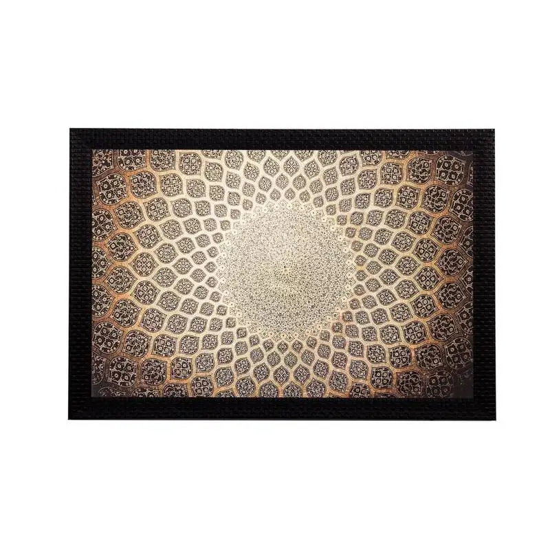 Geometric design matt textured uv art painting