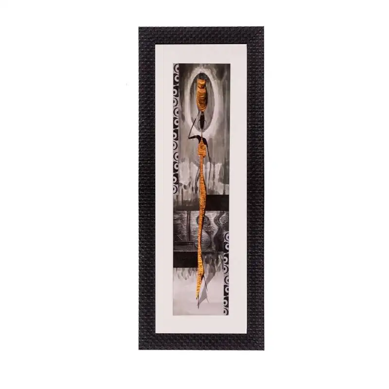 Tribal lady matt texture uv art painting