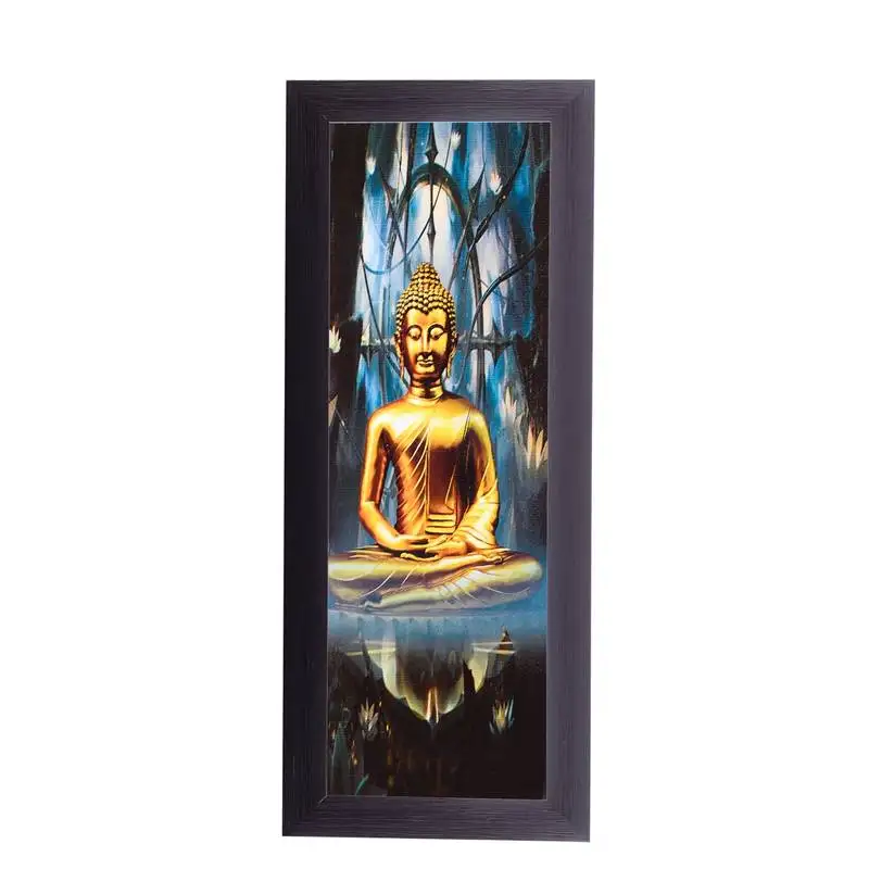 Lord buddha satin matt texture uv art painting