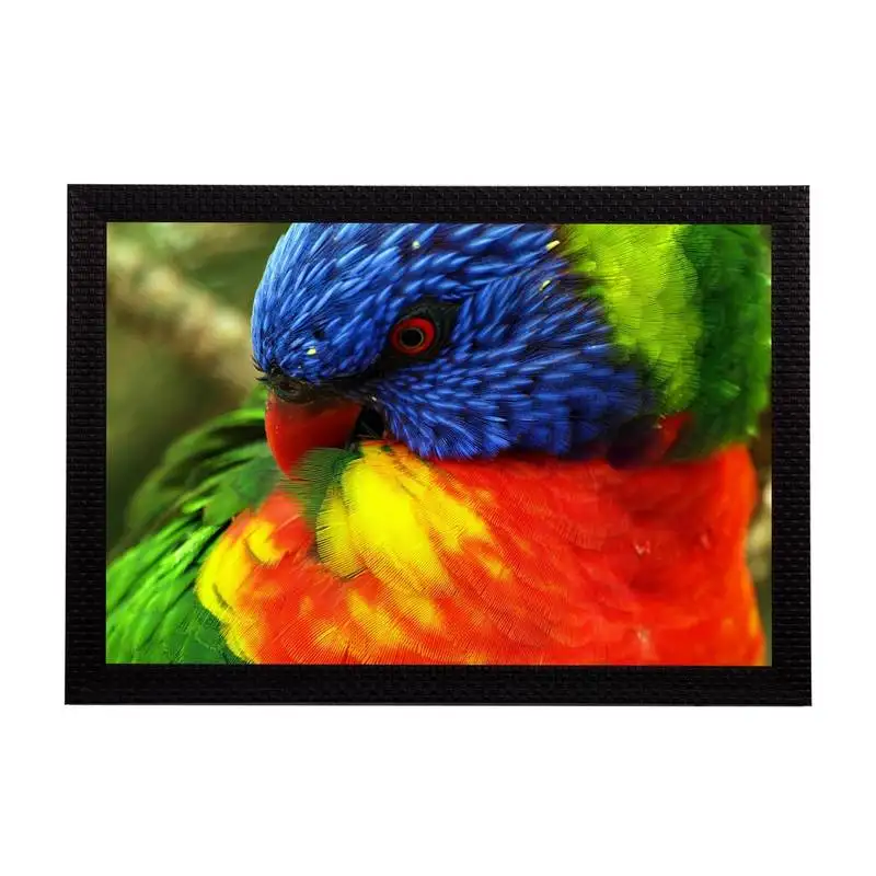Bird satin matt texture uv art painting