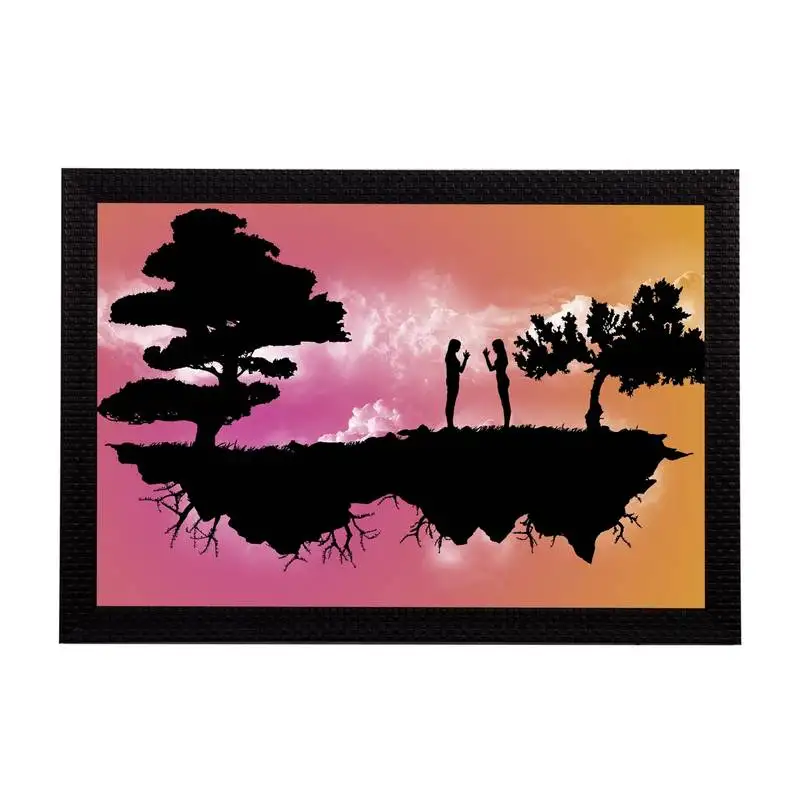 Trees satin matt texture uv art painting