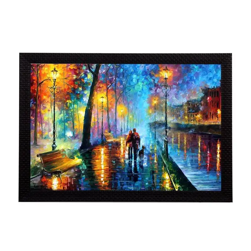 You & me satin matt texture uv art painting