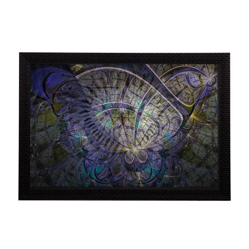 Purple abstract satin matt texture uv art painting