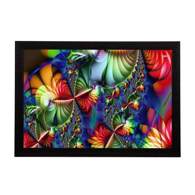 Abstract work satin matt texture uv art painting