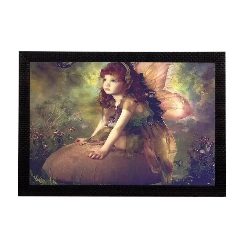 Little angel satin matt texture uv art painting