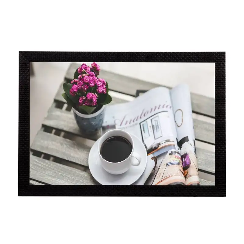 Morning tea satin matt texture uv art painting