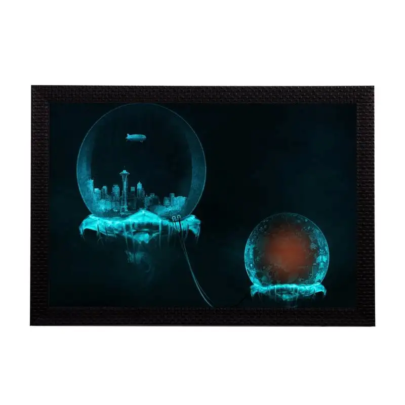 Neon view satin matt texture uv art painting