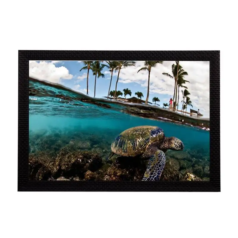 Sea side satin matt texture uv art painting