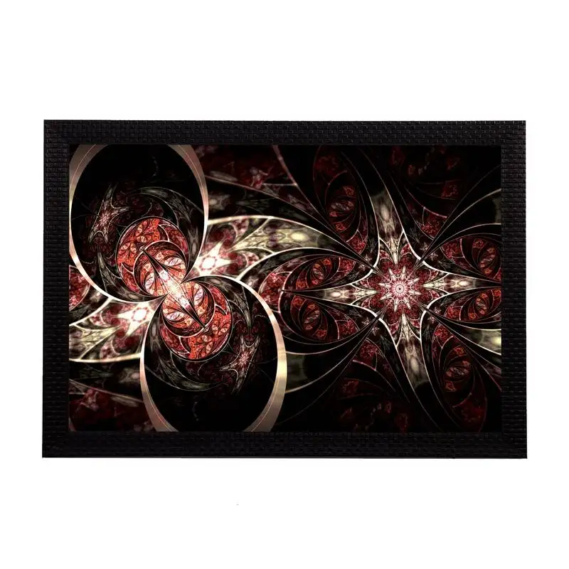 Black abstract satin matt texture uv art painting