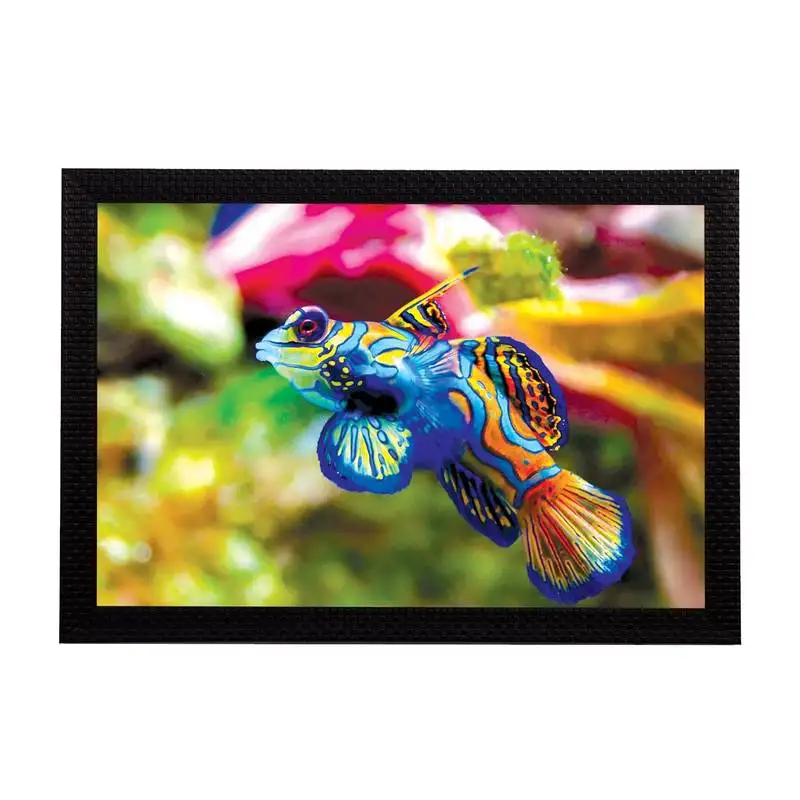 Fish satin matt texture uv art painting