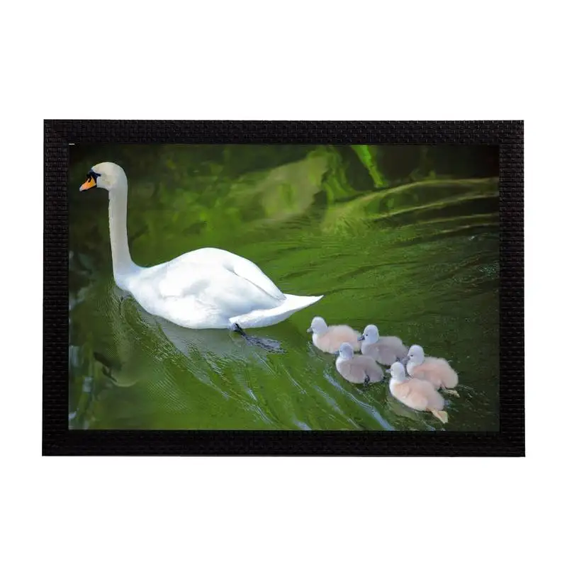 Swanwith baby satin matt texture uv art painting