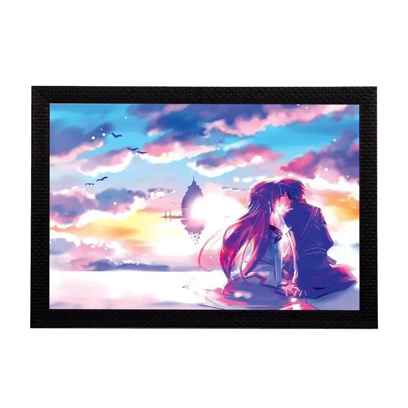 Love is in the air satin matt texture uv art painting