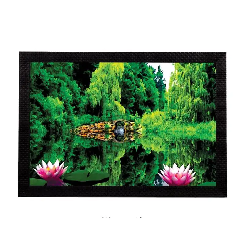 Greenery satin matt texture uv art painting