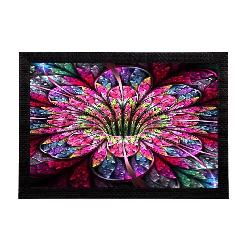 Flower satin matt texture uv art painting