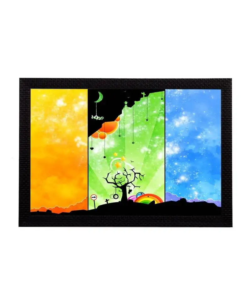 Three shades of day satin matt texture uv art painting