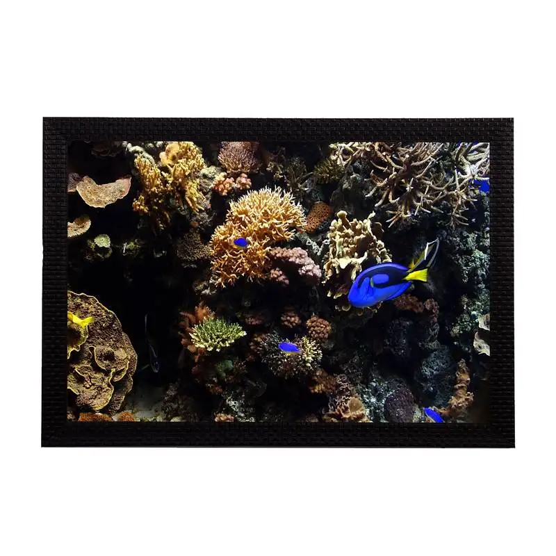 Sea life satin matt texture uv art painting