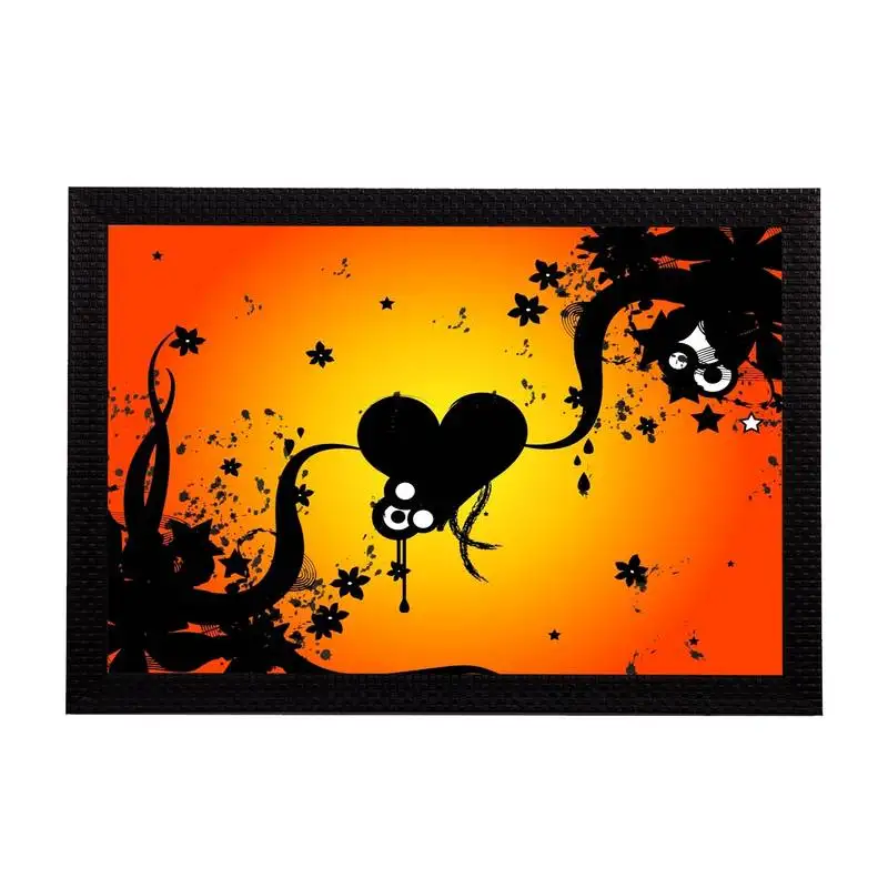 Black bee satin matt texture uv art painting