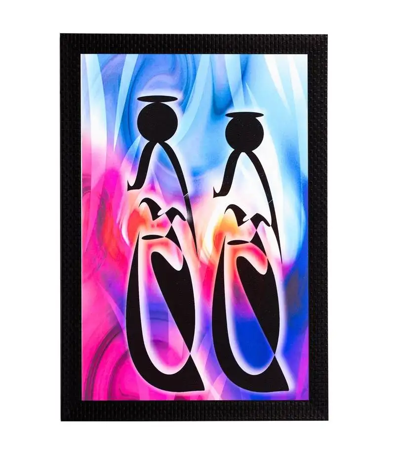 Abstract block satin matt texture uv art painting