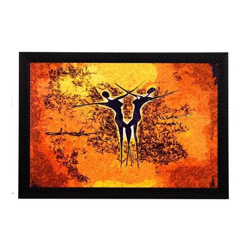 Block figurine satin matt texture uv art painting