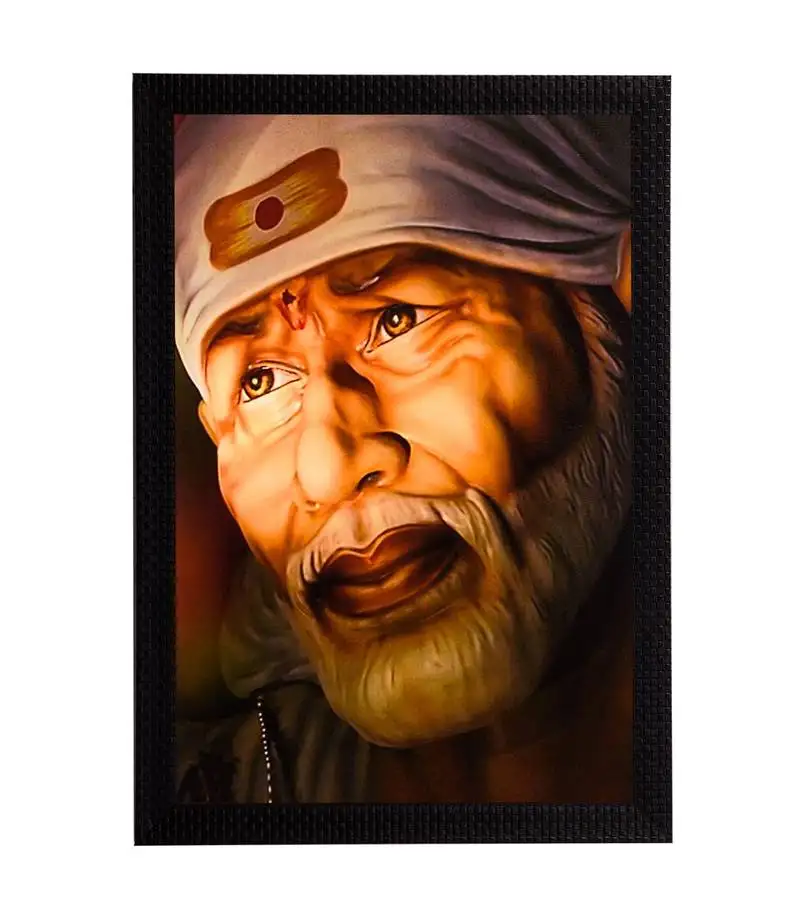 Sai baba satin matt texture uv art painting