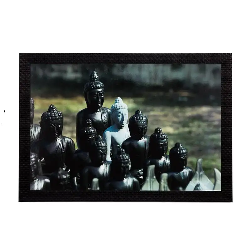 Multiple lord buddha satin matt texture uv art painting