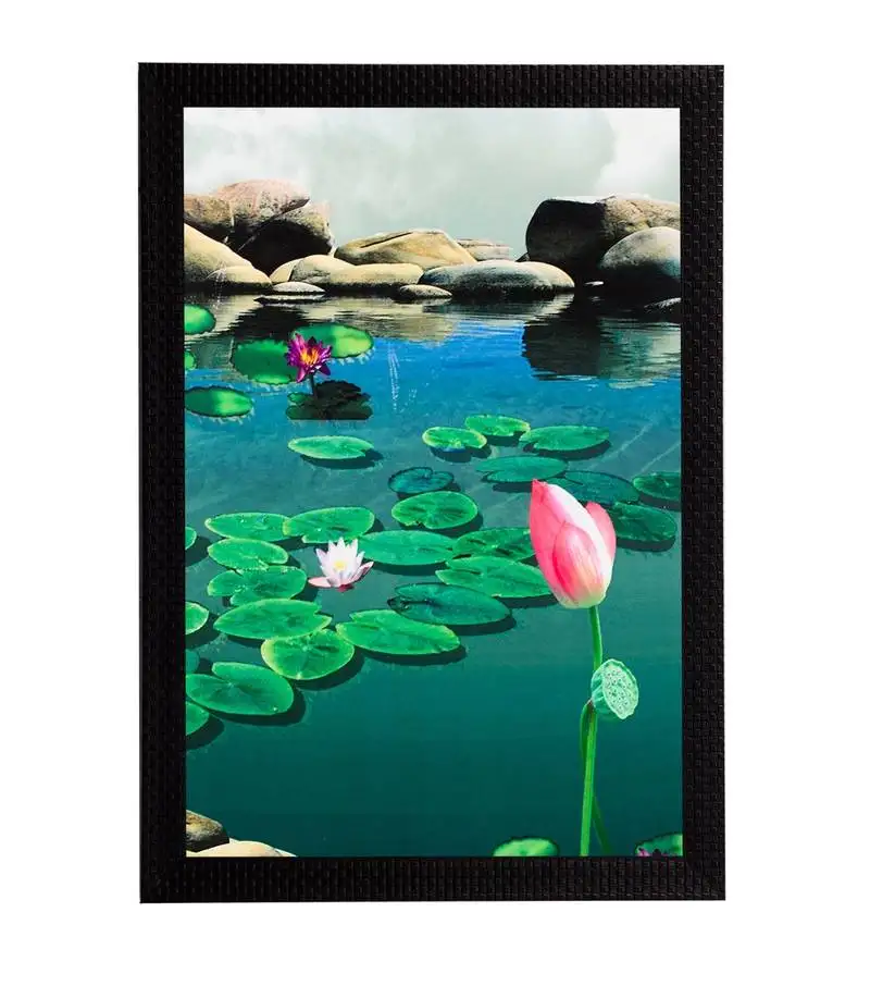 Scenic view satin matt texture uv art painting