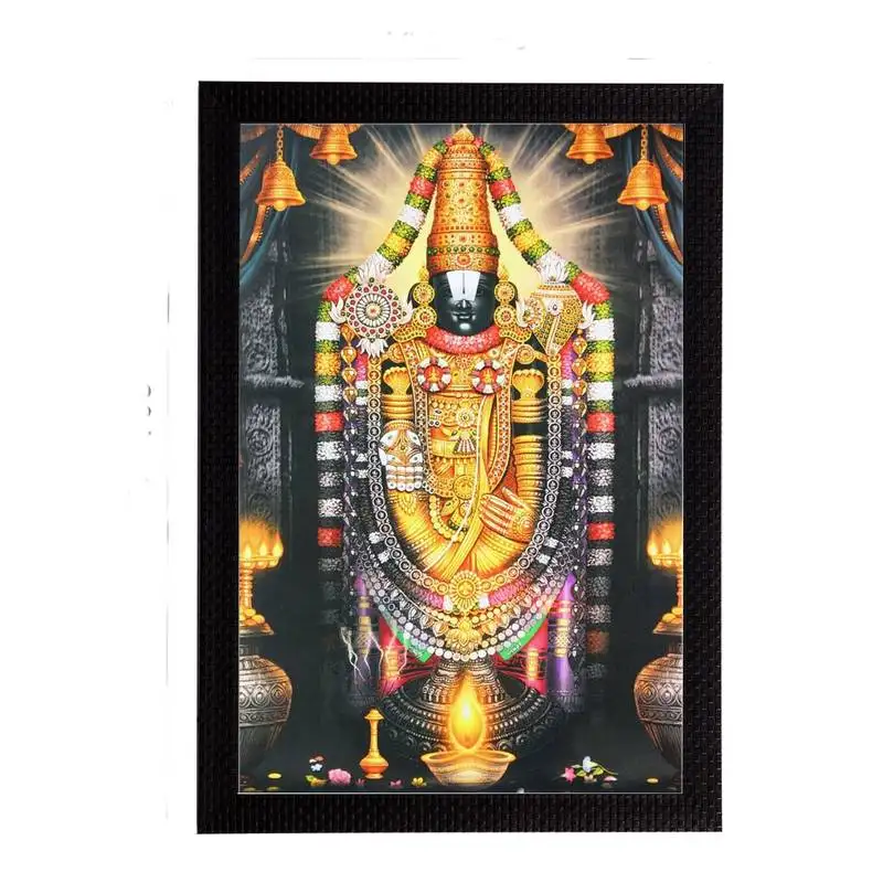 Lord balaji satin matt texture uv art painting