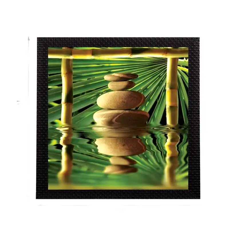 Stone in water satin matt texture uv art painting