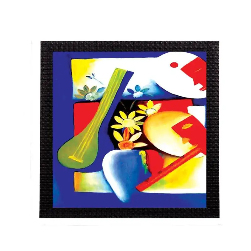 Musical satin matt texture uv art painting