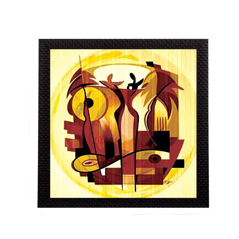 Modern art satin matt texture uv art painting