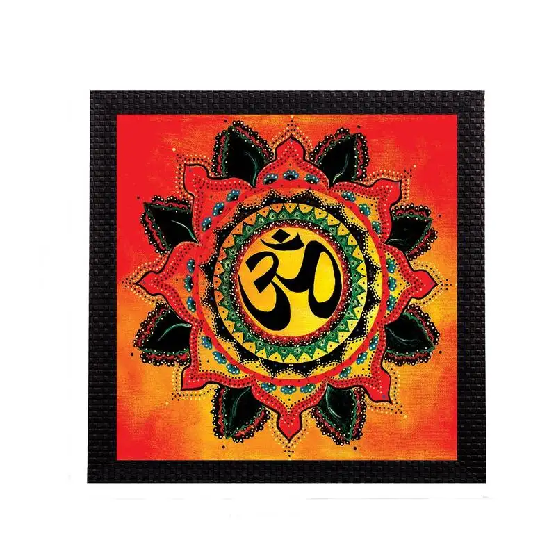 Holy om satin matt texture uv art painting