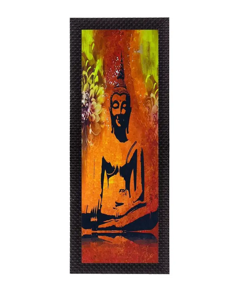 Almighty lord buddha satin matt texture uv art painting