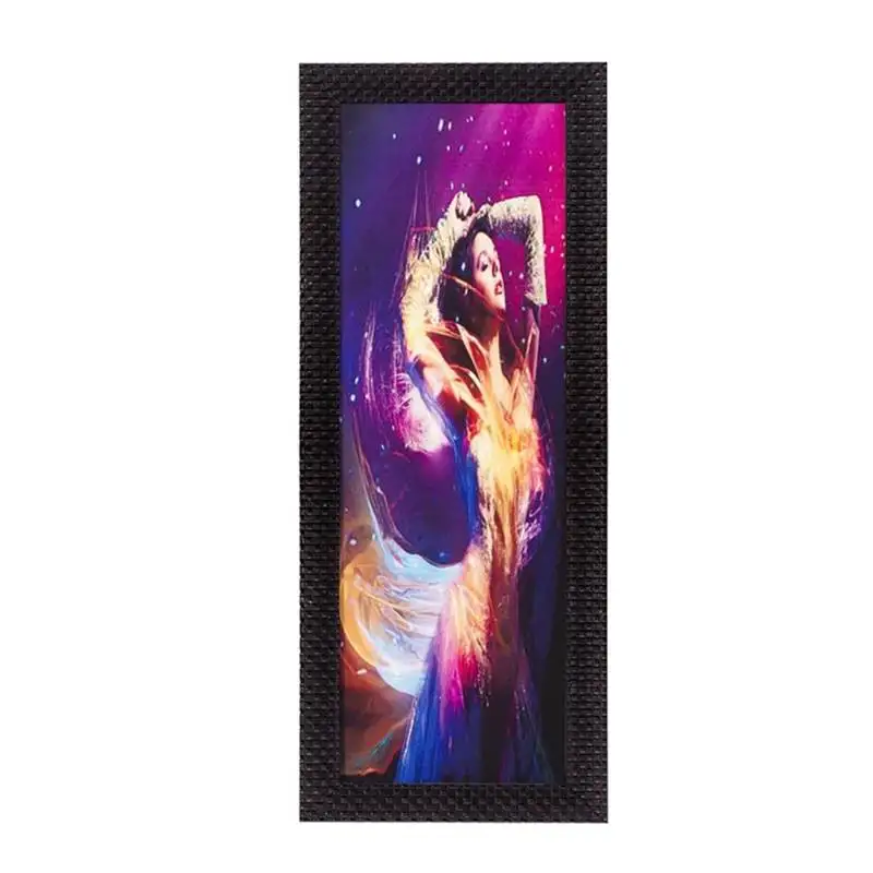 Dream woman satin matt texture uv art painting