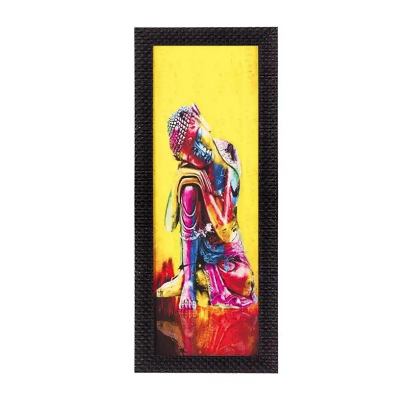 Mighty lord buddha satin matt texture uv art painting