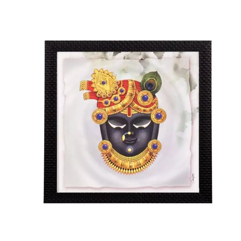 Lord shreenathji satin matt texture uv art painting