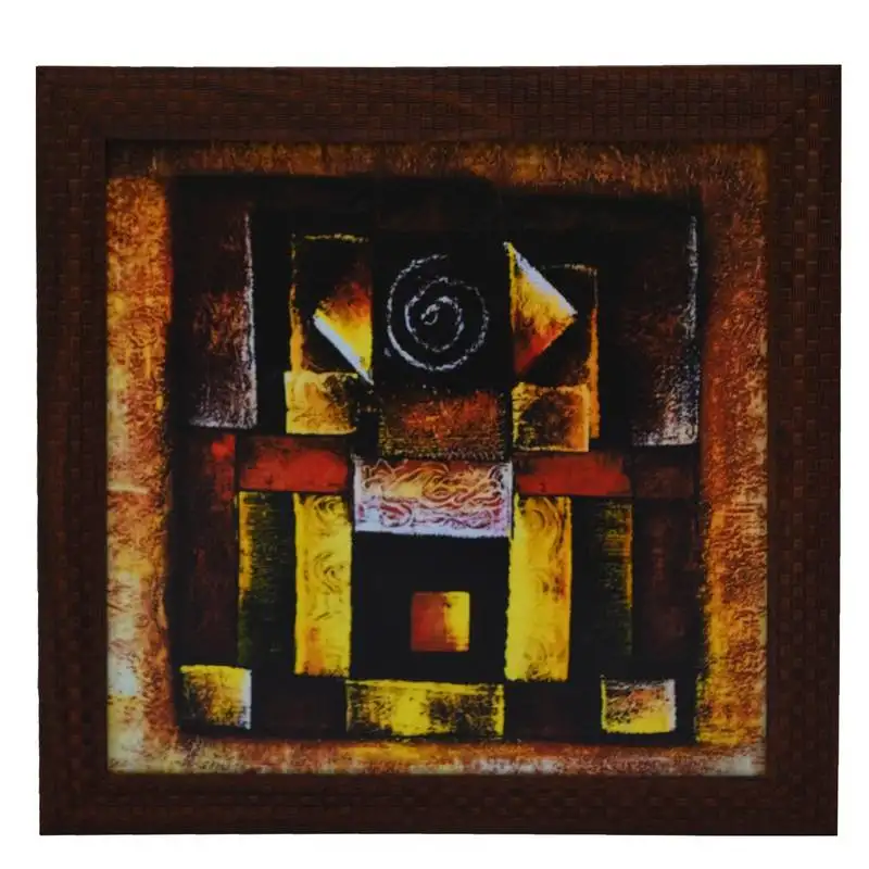 Abstract design satin matt texture uv art painting