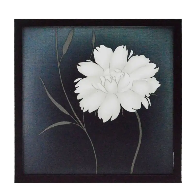 Flower design satin matt texture uv art painting