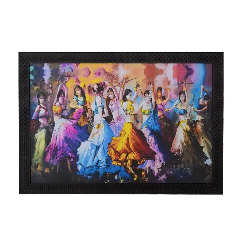 Group dandia scene satin matt texture uv art painting