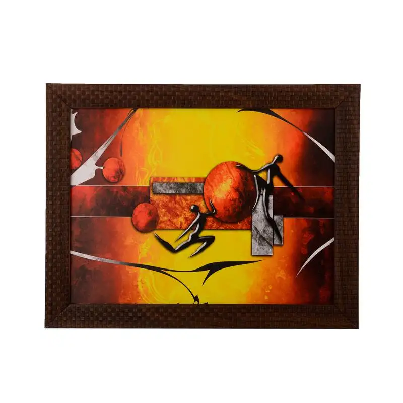 Abstract men satin matt texture uv art painting