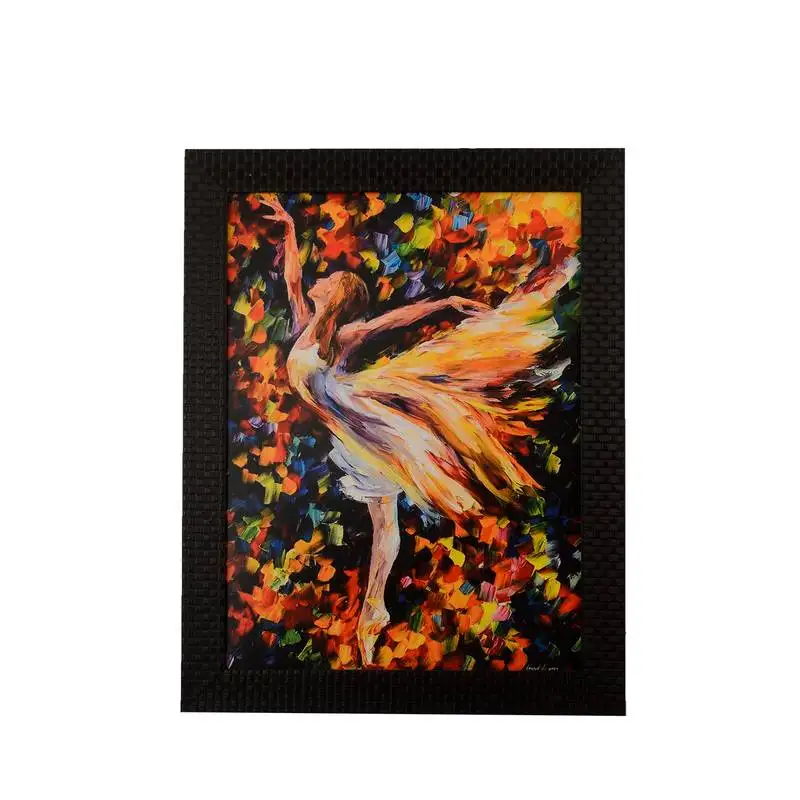 Dancing little angel satin matt texture uv art painting