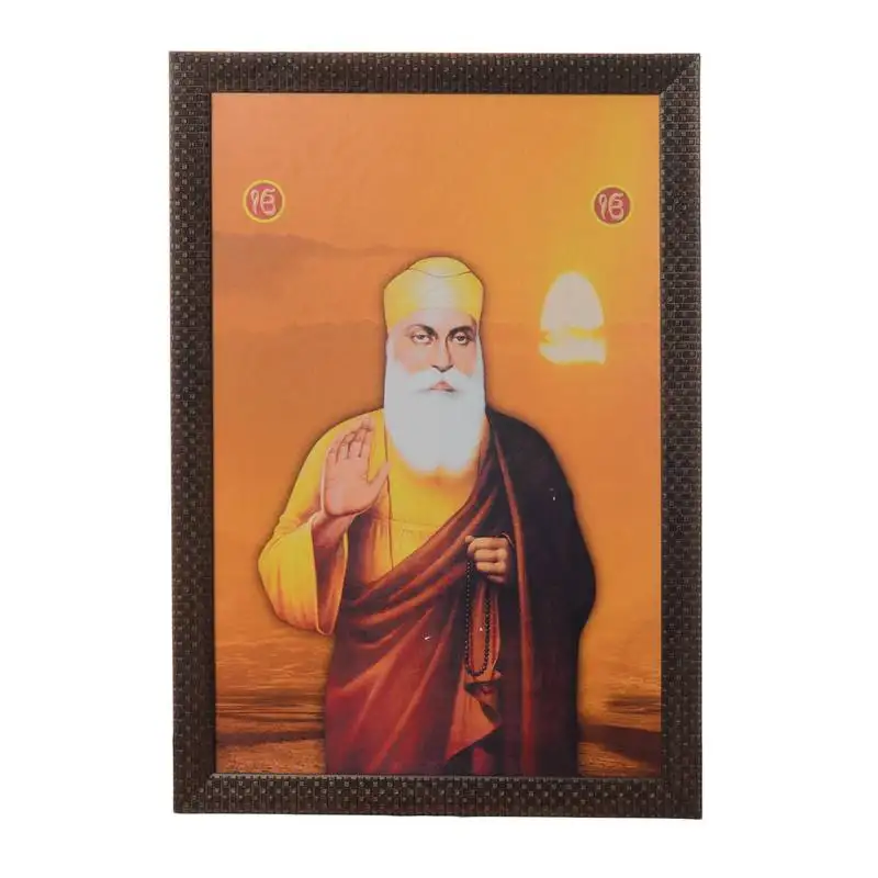 Gurunanak satin matt texture uv art painting
