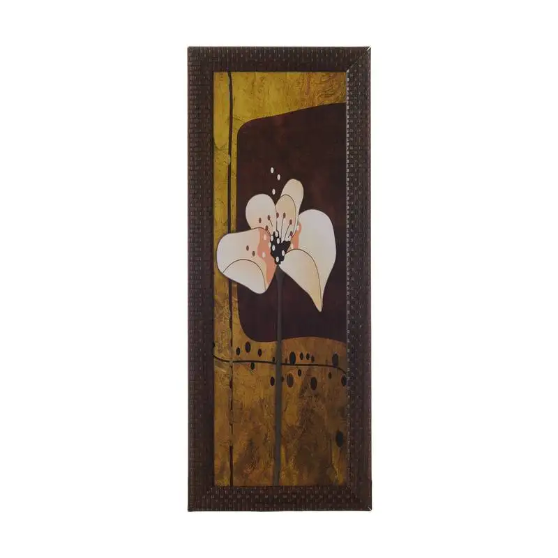 Floral satin matt texture uv art painting